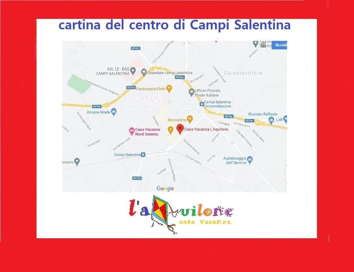 Casa Vacanza L'Aquilone Campi Salentina Exteriér fotografie